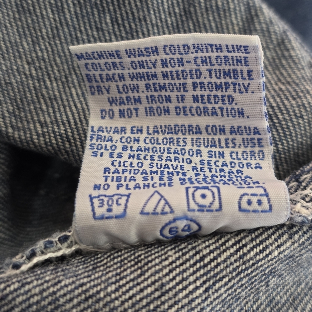 Vintage Y2K Bob the Builder Denim Overalls Size 5 Kids 100% Cotton - Picture 10 of 10